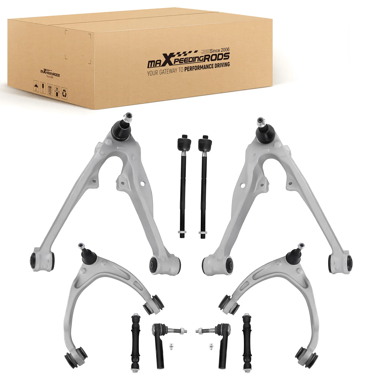 

Front Suspension Upper & Lower Control Arms for 2015 2016 Silverado Sierra 1500