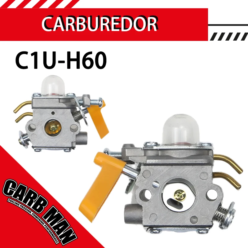 

C1U-H60 Carburetor For 26cc/33cc Trimmer Blower Ryobi ZAMA Carb 26cc/33cc Replace 308054013 308054008 308054012 308054004