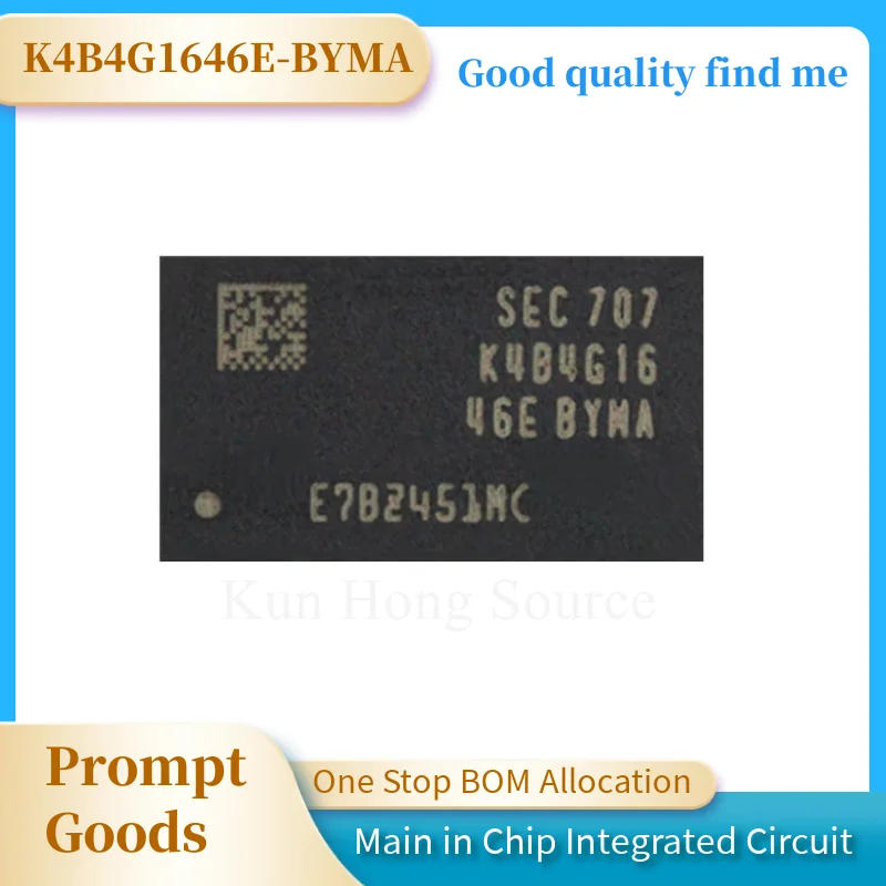 1Pcs 100% New K4B4G1646E-BYMA K4B4G1646E K4B4G1646E-BYK0 K4B4G1646E FBGA-96 BGA96 Brand new original chips ic