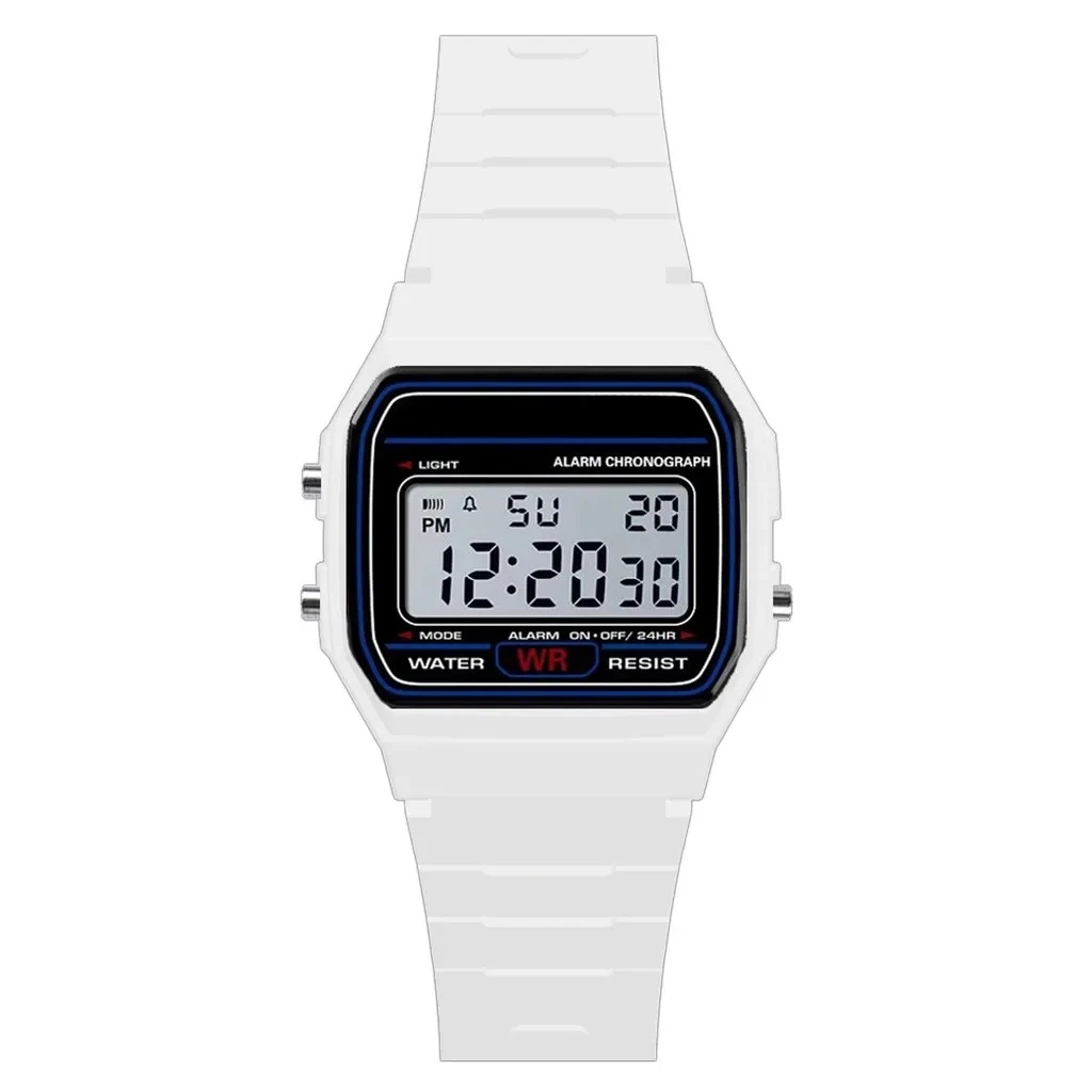 Luxe heren analoog digitaal militair sporthorloge LED waterdicht polshorloge voor kinderen en vrouwen met armbandalarm