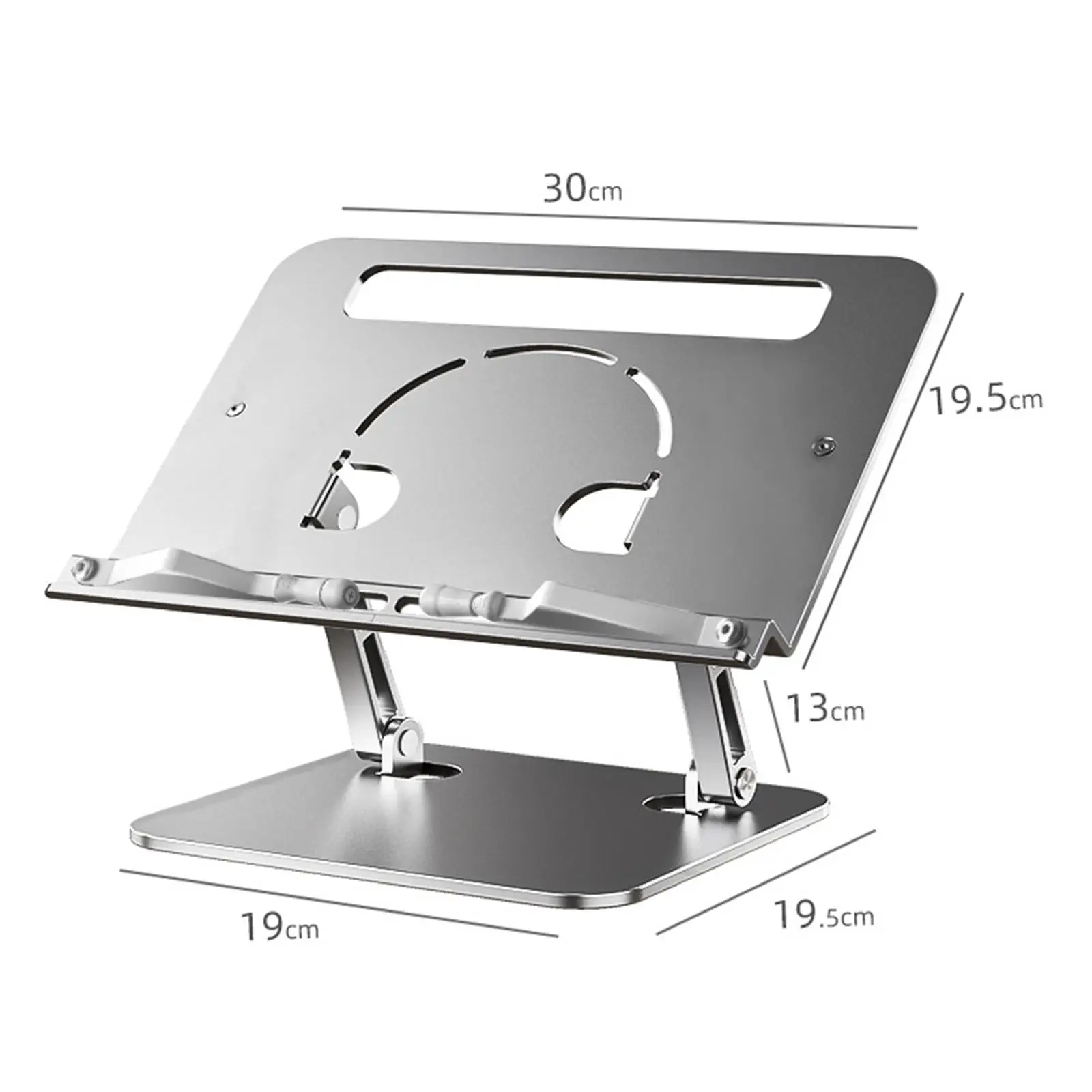 Aluminum Alloy Book Stand Reading Cookbooks Adjustable Aluminum Holder With Sturdy Clips Enhances Comfort In Any Setting