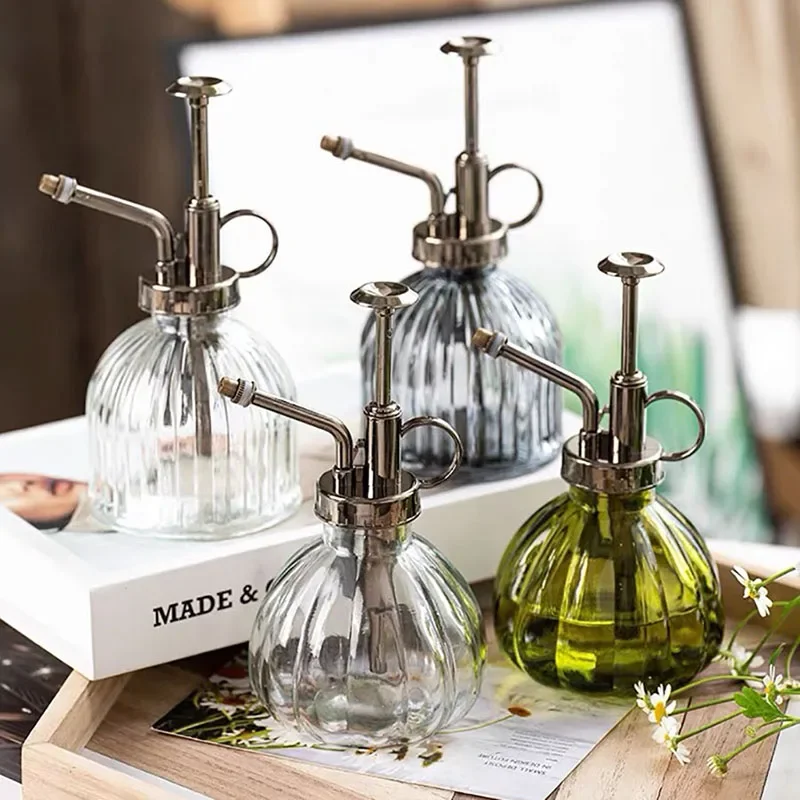 

Gardening Tool Sprayer 1Pcs Portable Mini Hand Press Spray Transparent Glass Watering Can Home Garden Flower Watering Club 분무기