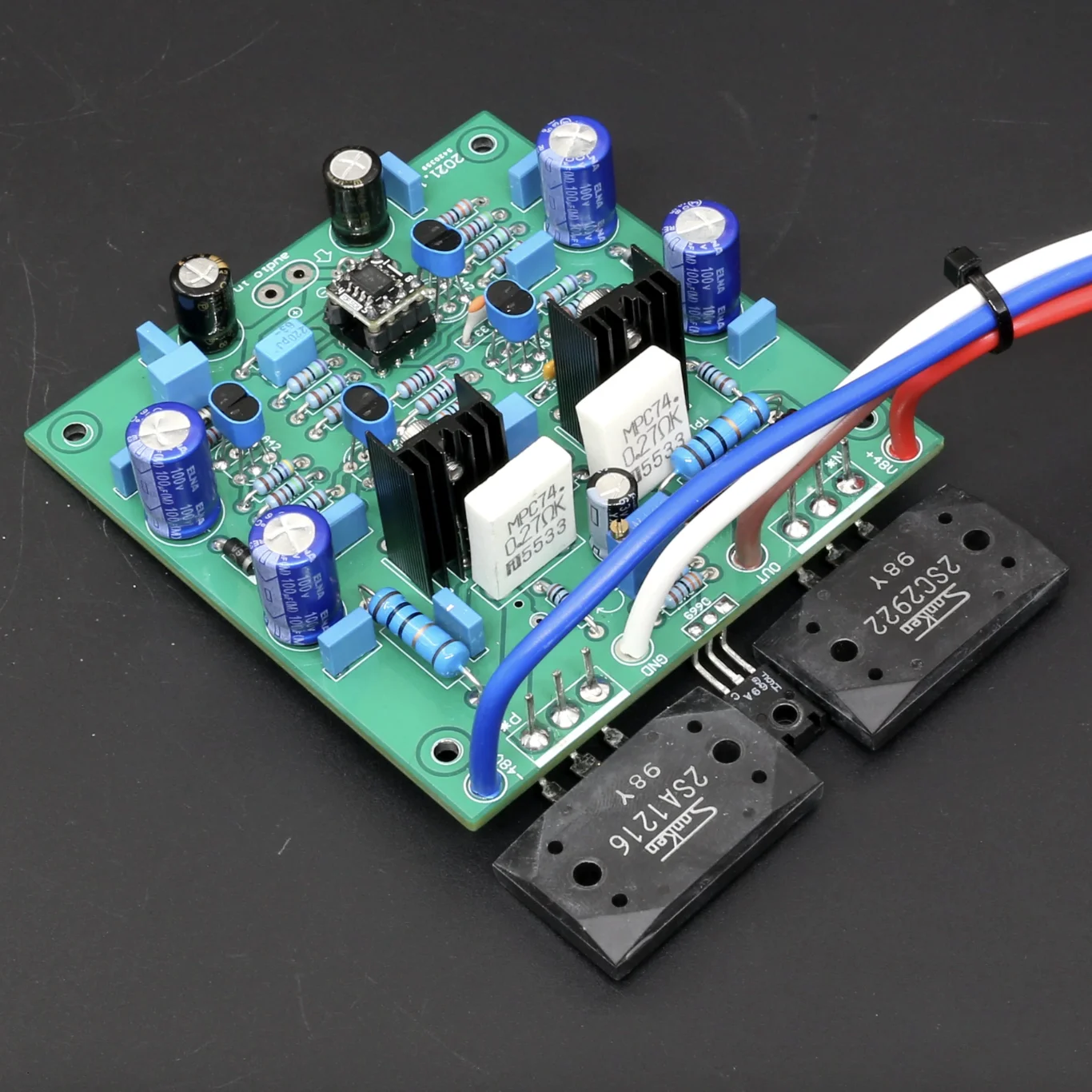Golmund Circuit Mono Amplifier Board with NPD5564 Audiophile-Grade Twin FET Pair – 100W/8Ω