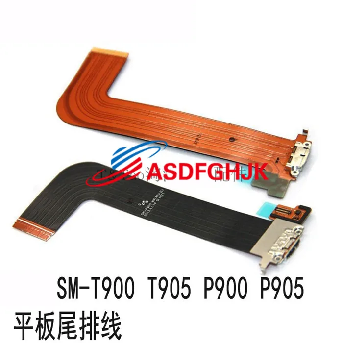 Original FOR Samsung SM-P900 P905 SM-T900 T905 flat tail plug cable interface charging USB small board 100% Works Perfectly