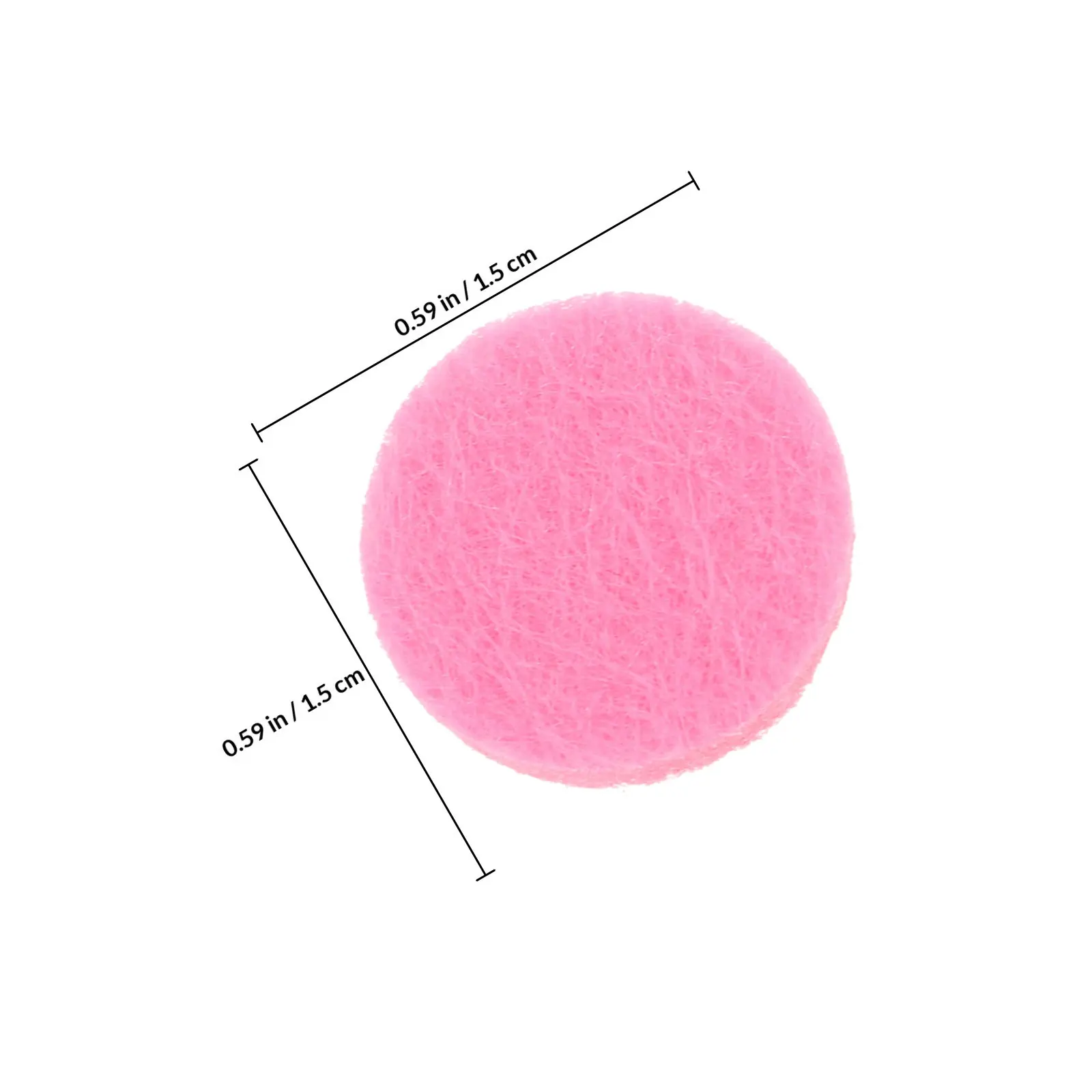 50pcs Aromatherapy Cotton Pads for Essential Oil Diffuser Locket Necklace, Bracelet & Car Vent Clip Refills