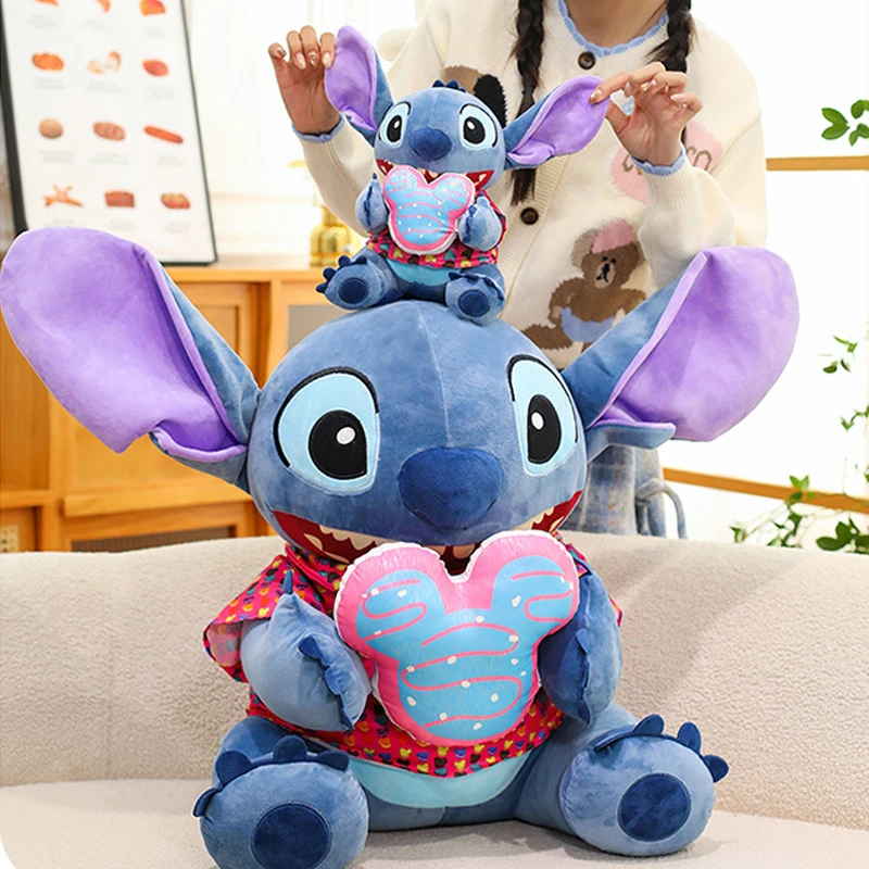 

30/70CM Disney Lilo and Stitch Plush Toys Anime Stuffed Xmas Biscuit Classic Cartoon Stich Doll Plushie Kids Birthday Gifts