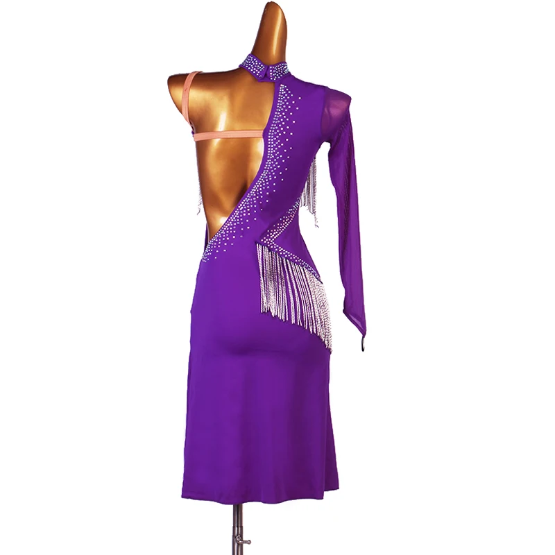 vestido morado lq241