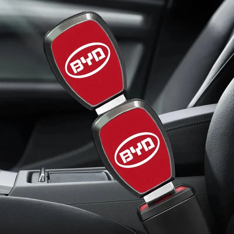 BYD Specific Car Seat Belt Buckle Extender Compatible With Atto 3 Seal Dolphin Han Tang Song Yuan, 1PC Safety Belt Extension Con