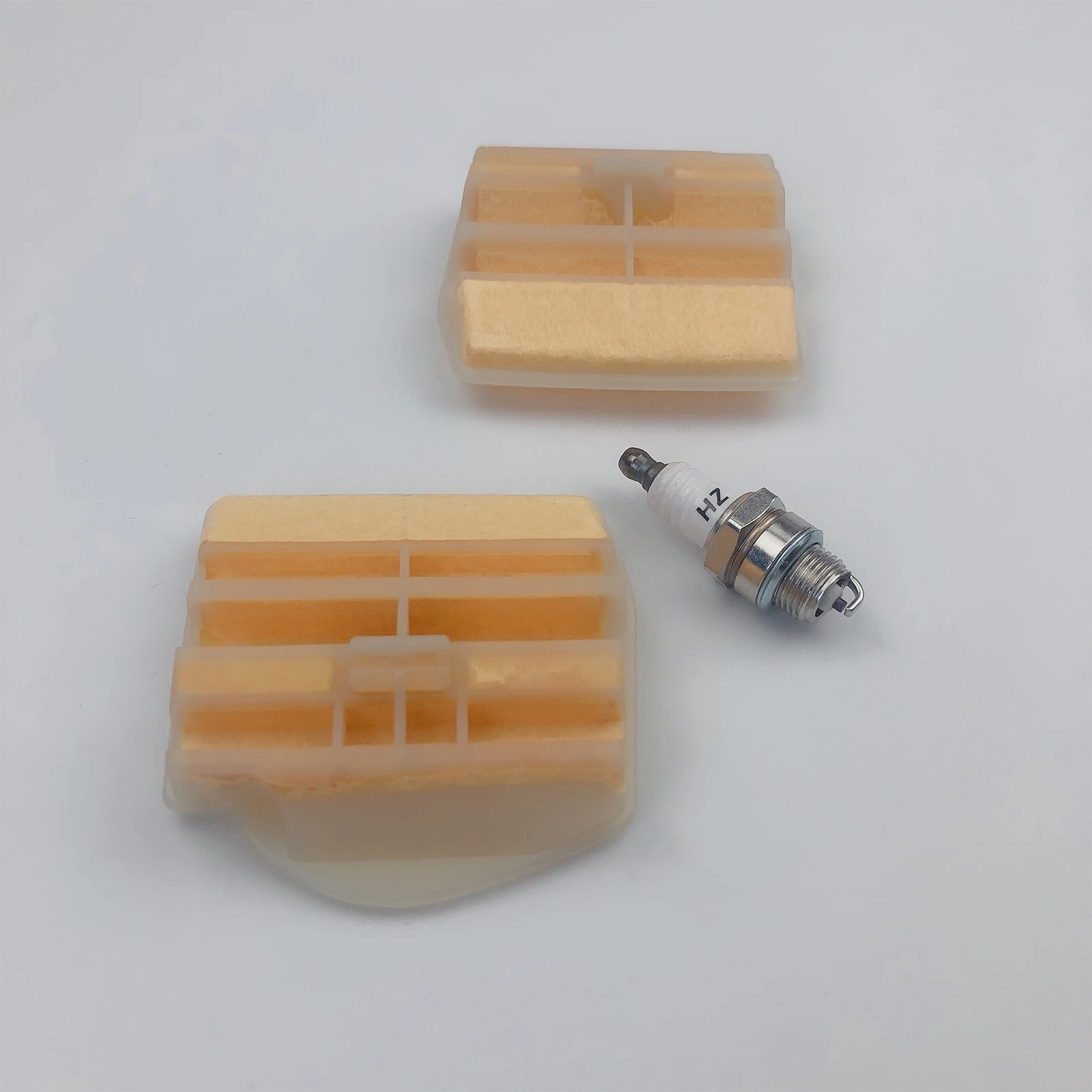 3 sztuk/zestaw filtr powietrza świeca zapłonowa dla Husqvarnas 445 450 Rancher 450 E II 445E II Chainsaw wymienić 544080802 544080803 503443201