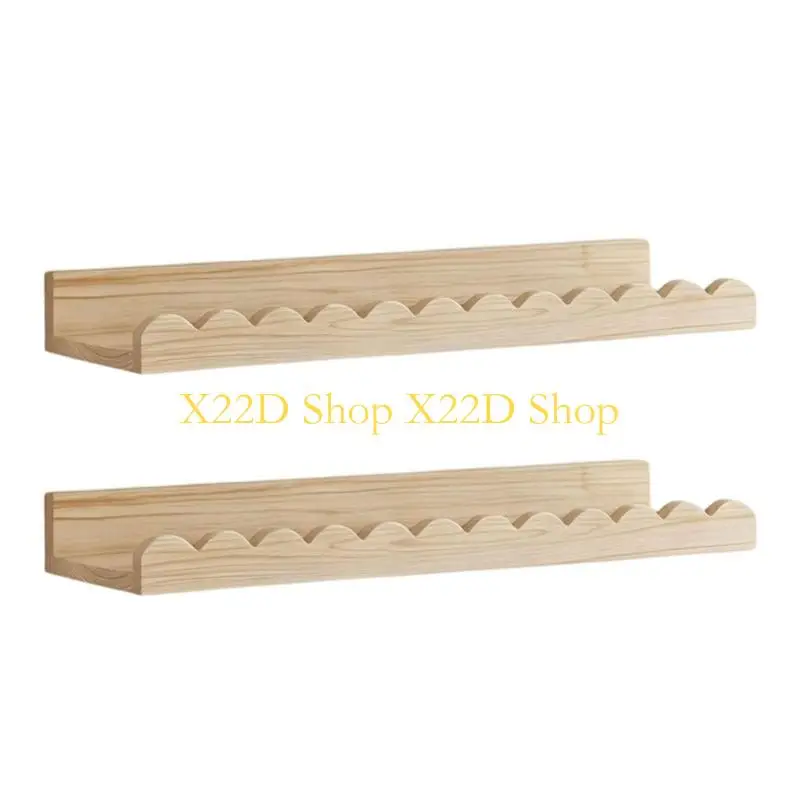 X22D Hardwood Wall Mounted Presentation Shelf For Novels And Decorative Pieces