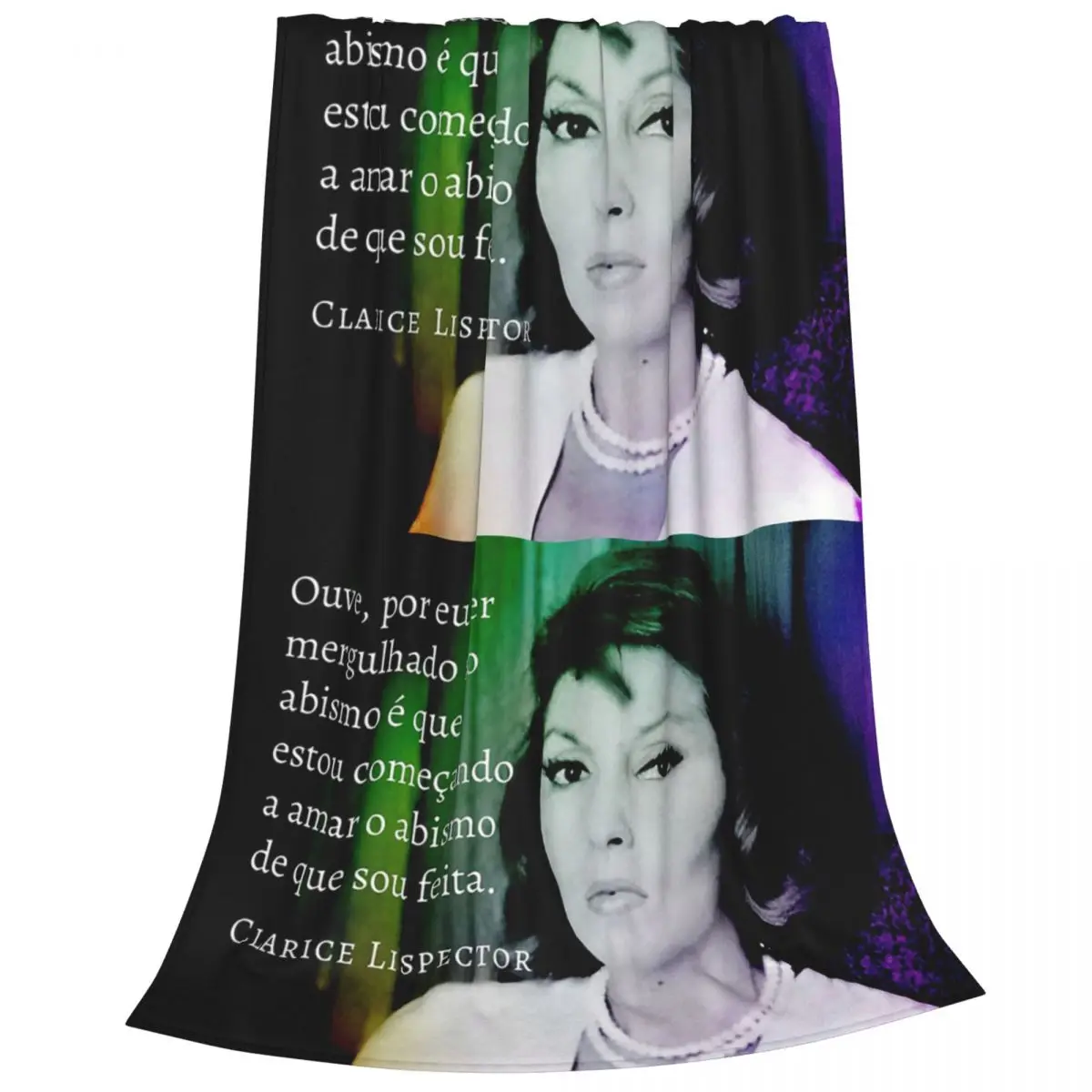 Clarice Lispector Blankets Flannel Lightweight Sofa Throw Blankets For Home Bedroom Outdoor Throws Bedspread Quilt