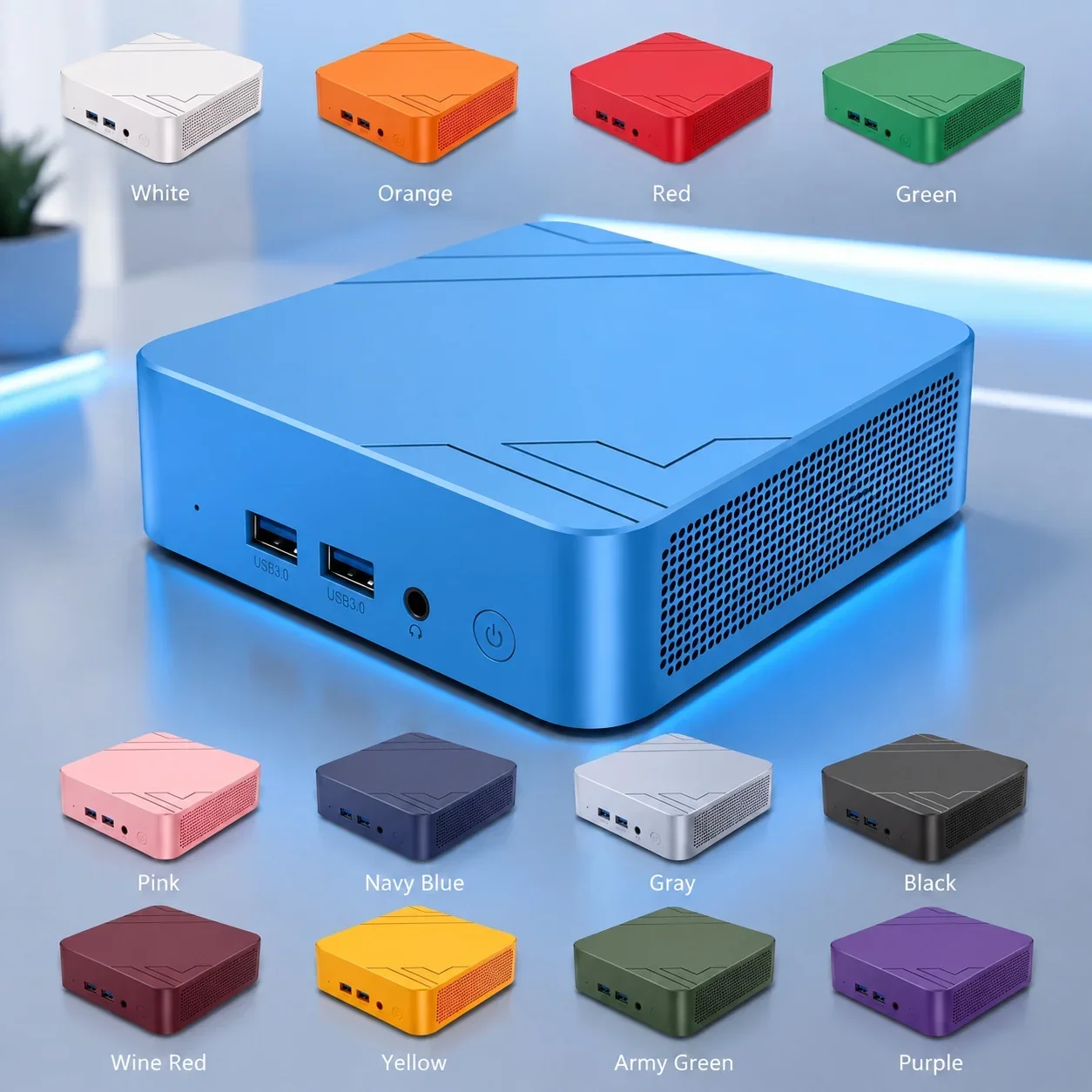 Mini PC Intel Core I9 10980HK Windows 11 Small Pocket Cmputer 16GB RAM 1/2TB SSD WIFI6 BT5.2 4K Desktop PC Gaming Computer