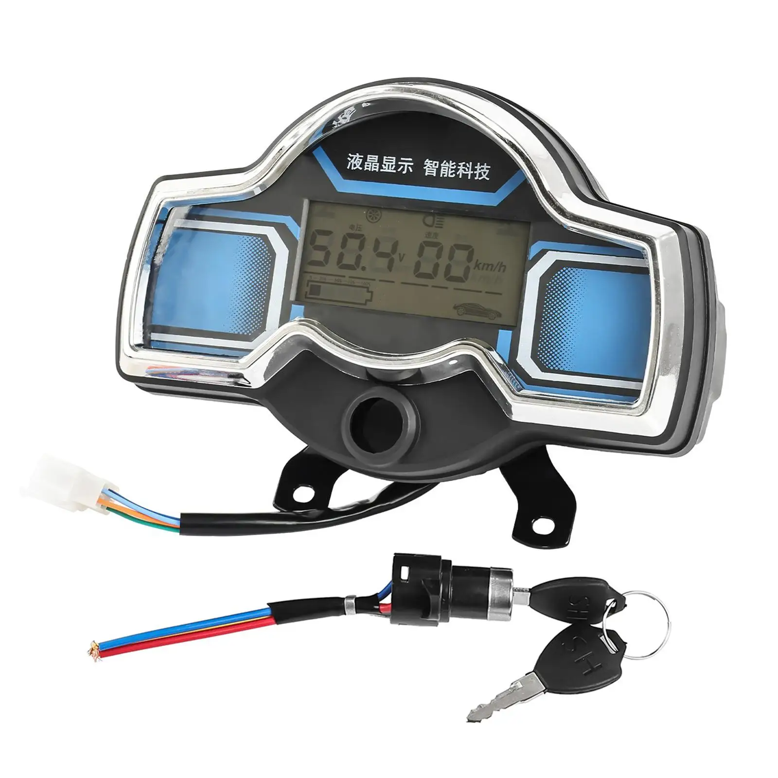 

Подсветка приборной панели электрического трехколесного велосипеда 48-72 В, простая установка, датчик электрического трехколесного велосипеда с цифровым дисплеем