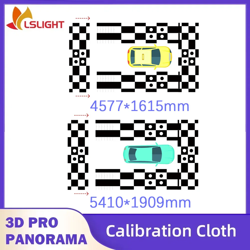 Car Universal New Calibration Cloth 360° Panoramic Imaging System 3D Neutral Camera Splicing And Debugging Auto Accessories