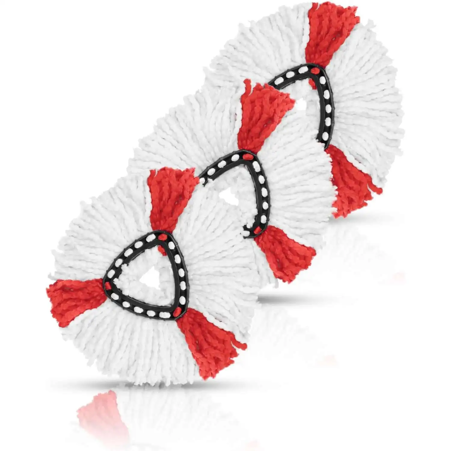 Mop Heads for Vileda 2-in-1 Turbo Mop, Spin Mop Heads for O-Cedar, Vileda Easy Wring 1 Tank System Turbo Microfibre Mop