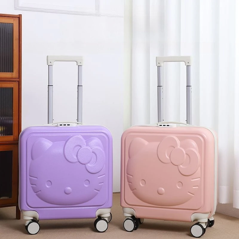 

Sanrio New Style Hello Kitty Suitcase 20 Inches Boarding Box Code Case Student Travel Chest Ins Like A Breath of Fresh Air Cute