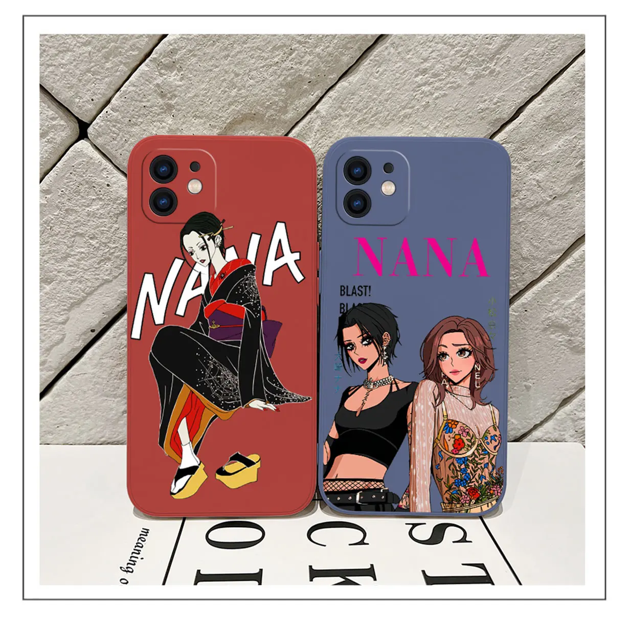 Cartoon Anime Oosaki Nana Phone Case For iPhone 15 14 13 12 11 Pro Max Mini X XR XSMAX SE 8 7 6S Plus Soft Liquid Silicone Cover