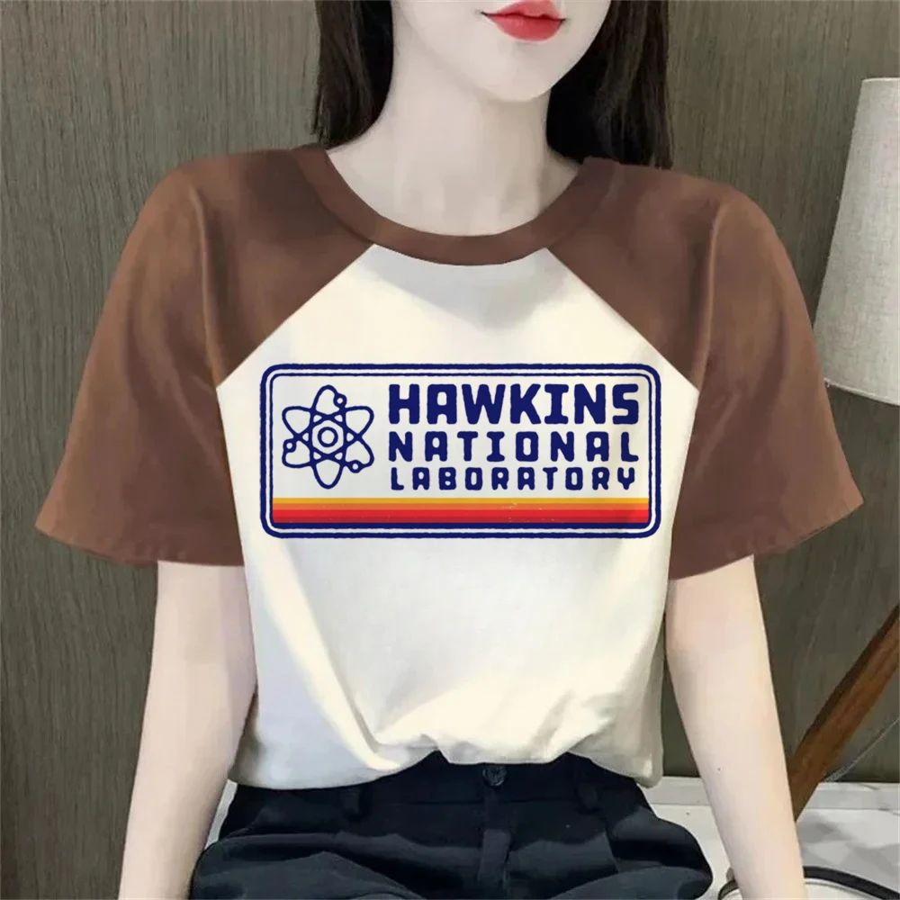 Friends Don't Lie  T Shirt Girl  Demogorgon  Aesthetic Graphic Women Shirt Streetwear Hawkins Korean Clothes