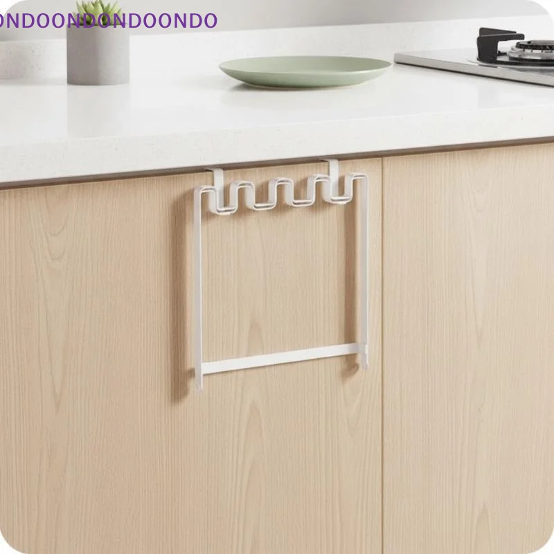 Foldable Garbage Bag Hanging Rack Kitchen Rubbish Holder Over Cupboard Door Trash Holder Kitchen Accessories