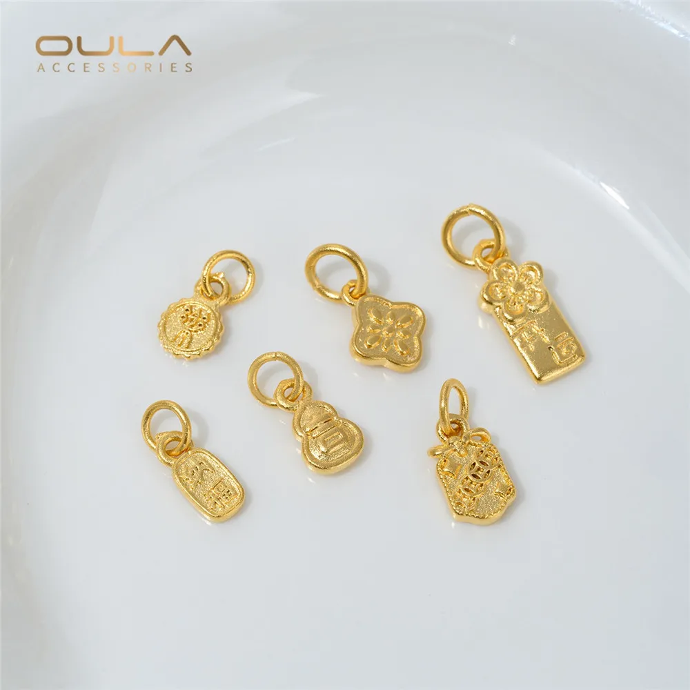 

1pcs Vietnamese Sa Kim Fu Brand Lucky Bag, Dumbo Pendant, Diy Handmade Bracelet, Necklace and Accessory Materials