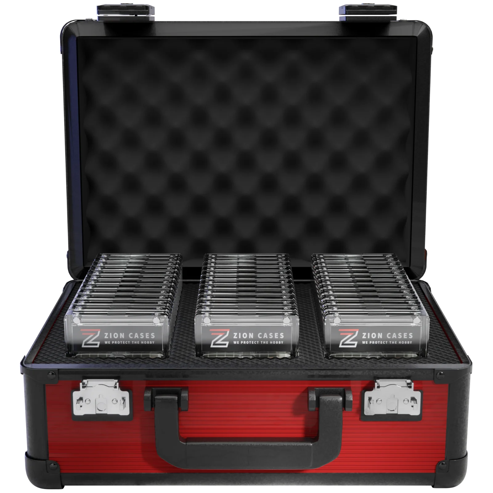 Slab Case X Red (,BGS) Graded Card Case Storage with Dual TSA Locks Graded Card Case