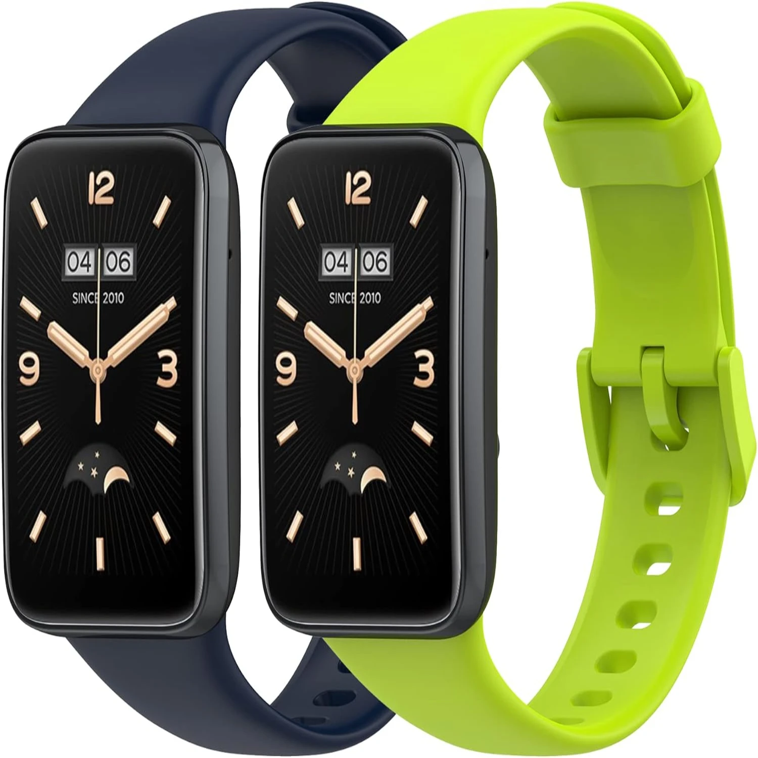 Elevate Your Style with Stylish and Durable Silicone Band Straps Bracelets for Band 7 Smartwatch, Compatible with Men and Women,