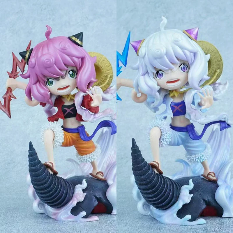 

18cm Anya Cos Nikalu Fei GK Model Figure One Piece Spy House Play Anime Surrounding Trendy Toy Display Item Collectible Figurine