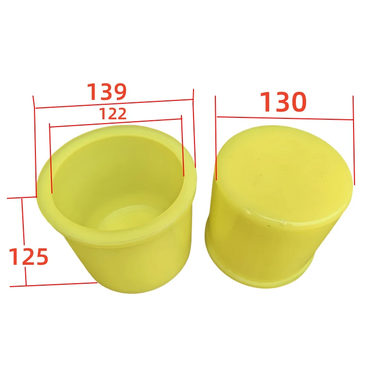 Vibration Polishing Machine PU Polishing Cup 5 inch 130mm Polyurethane Jewelry Polishing Bucket