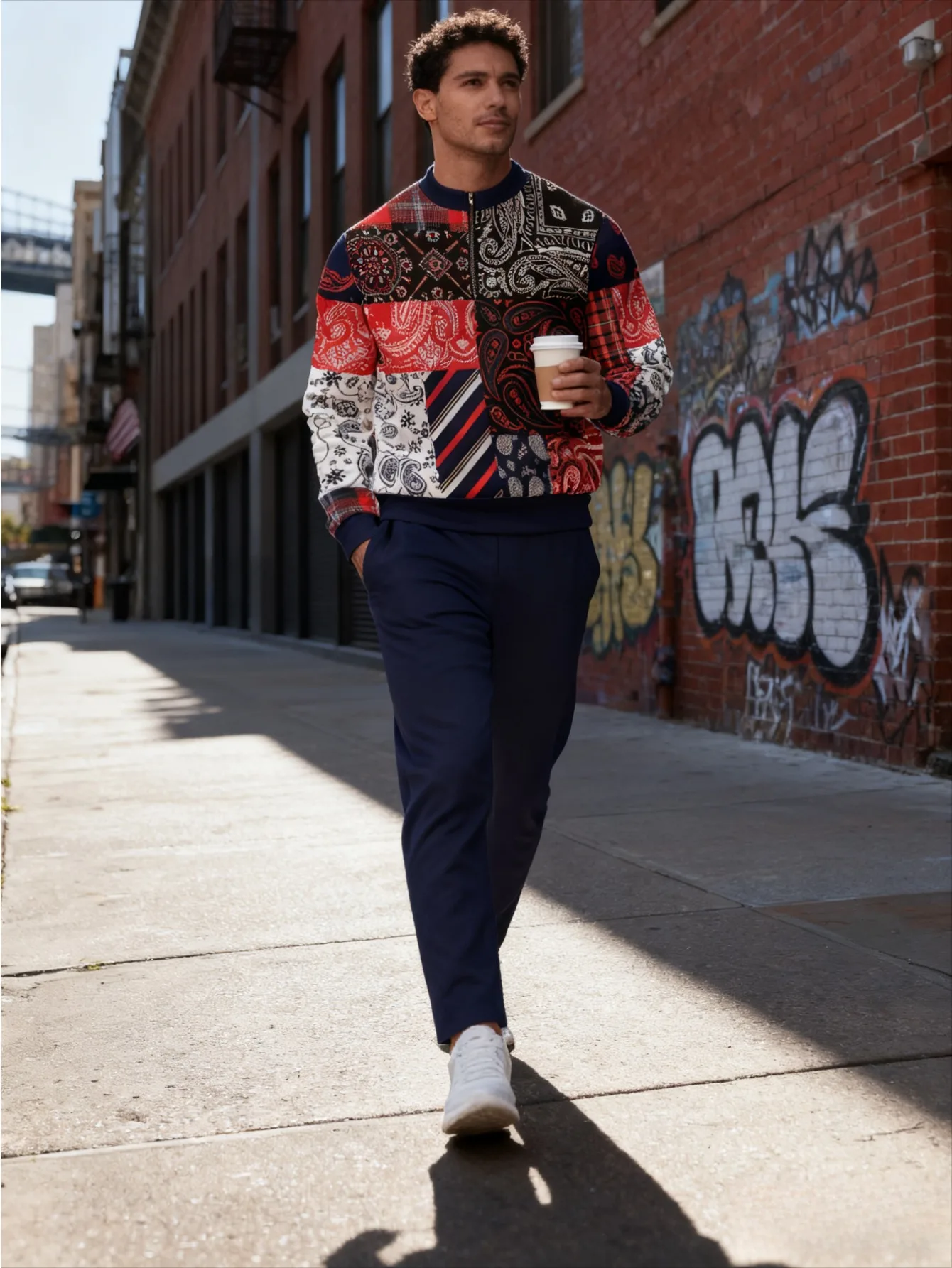 Комплект из 2 предметов, модный мужской спортивный топ с длинными рукавами и длинные брюки в европейском и американском стиле.