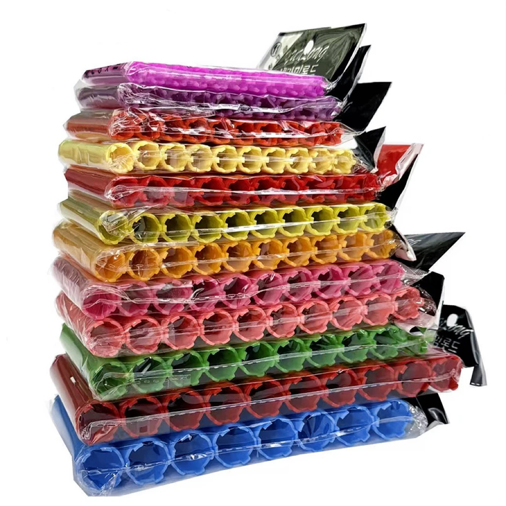 

8PCS10PCS16PCS20PCS/LOT New Thickened Barbershop Cold Iron Bar Non-Slip Perm Tool Hollow Curling Barber Salon