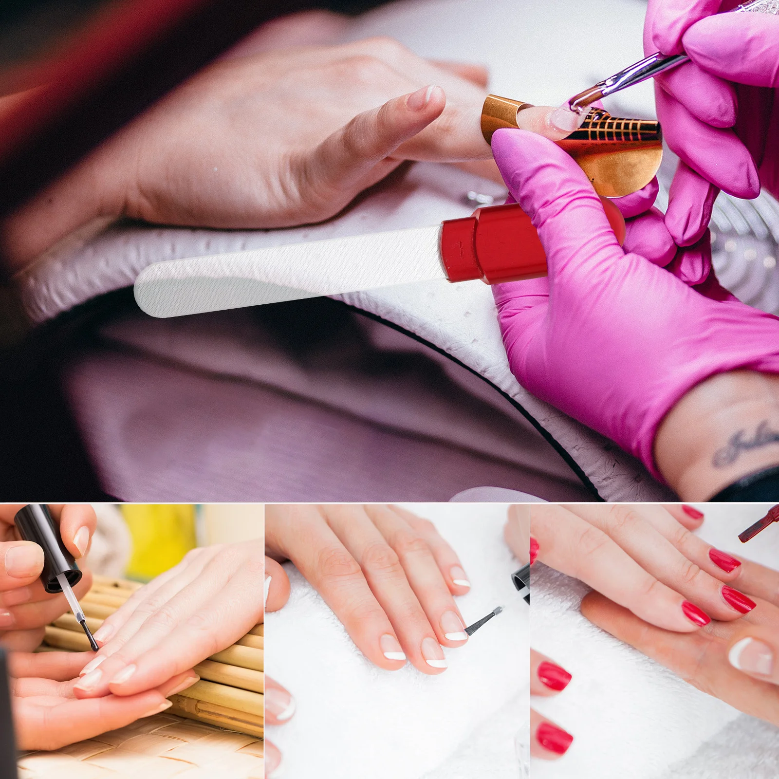 

Стеклянная пилочка для ногтей, эргономичная ручка, прочный кристалл, формирователь ногтей, тонкая текстура, гладкая полировка, портативный маникюр