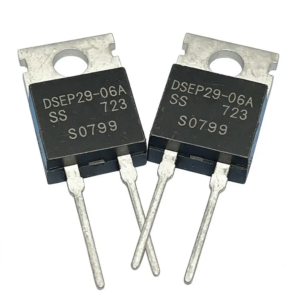 5PCS 20ETF04 BY329-1000 1000V 8A BYV29-500 500V 9A DSEP29-06A 600V 30A S 2SD065A06 650V6A STPSC6C065DY 6A650V TO-220-2