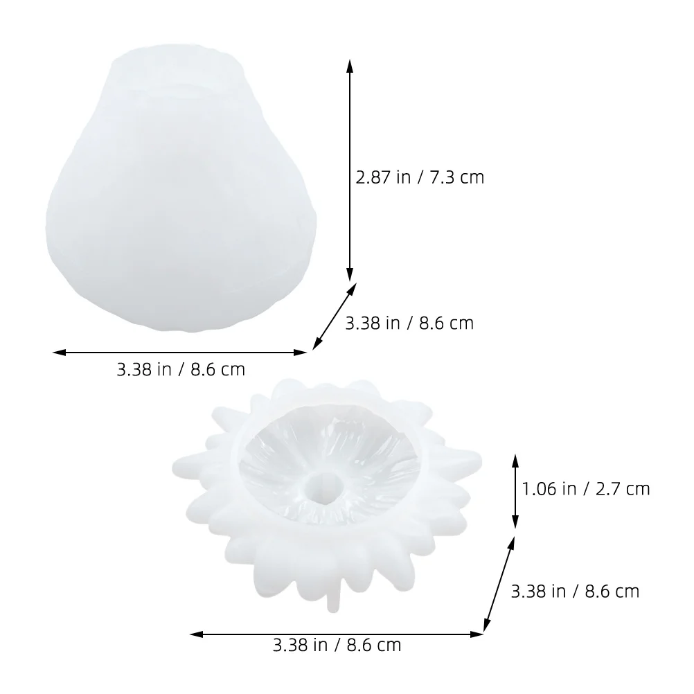 

1 Set Silicone Fruit Jar Molds Diy Craft Mold For Epoxy Resin Strawberry Mold Non-Stick Easy Release Fruit Pot Making Tools