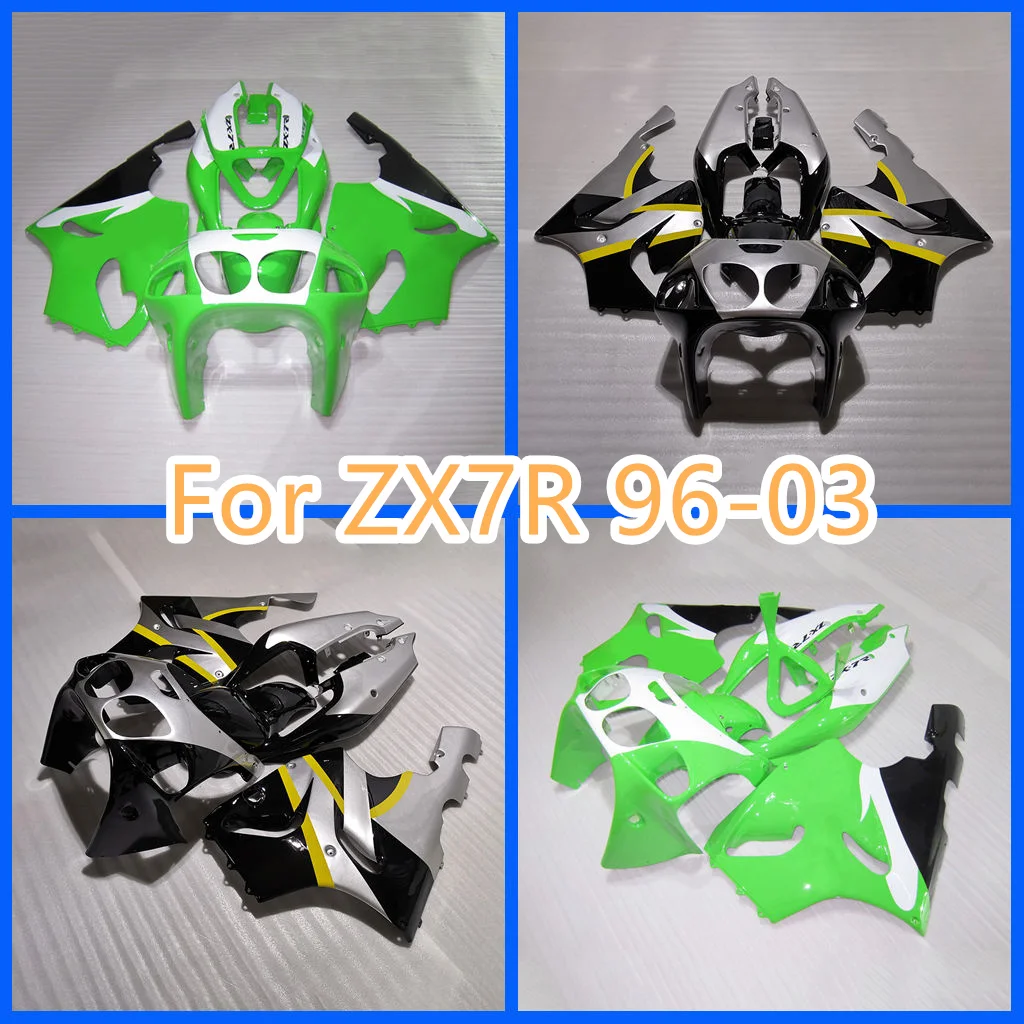 Customize Fairing Kit for Kawasaki Ninja ZX7R ZX-7R 96-03 ZX 7R 1996-2003 ABS Plastic Road Racing Body Repair Aftermarket Parts