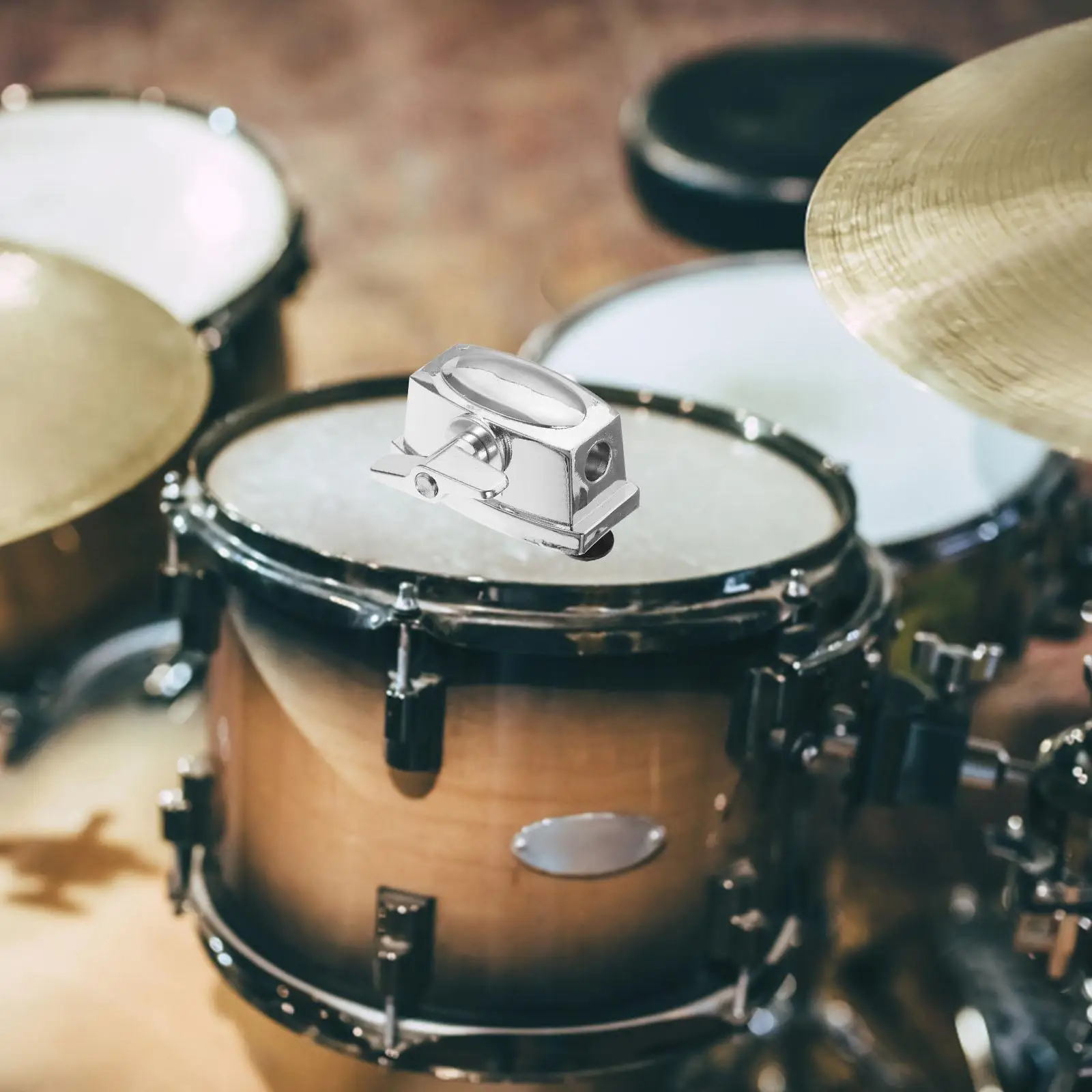 Saddle Lug Adjuster L18 Saddle 52mm Iron Tom Base Silver Plated Brackets Drum Kit Mount Bracket Adjustable Height Easy