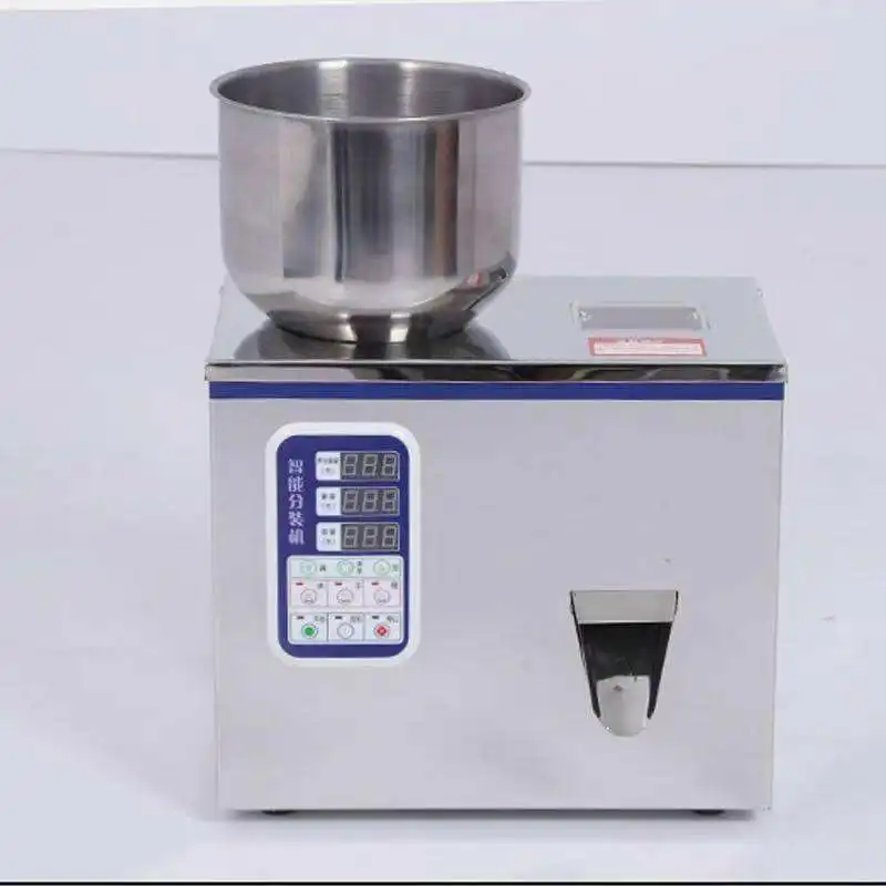Small multifunctional drying spice powder dosing machine, plastic granule coffee bean weighing and filling machine