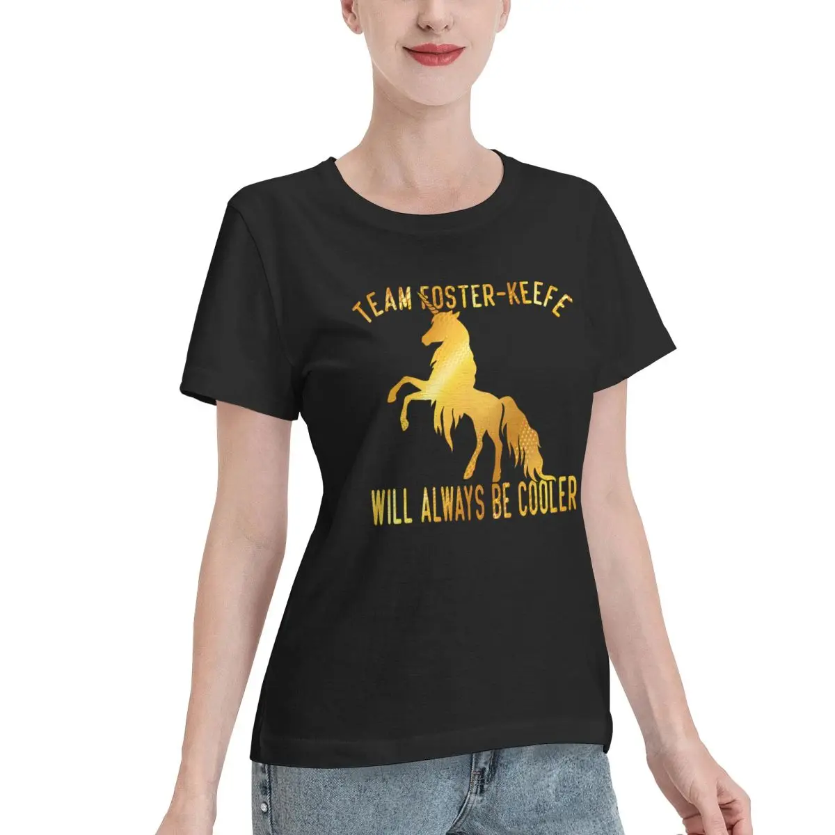 Multi Occasion Team Foster Keefe Will Always Be Cooler Women's T-shirt Luxury Blank T Shirt