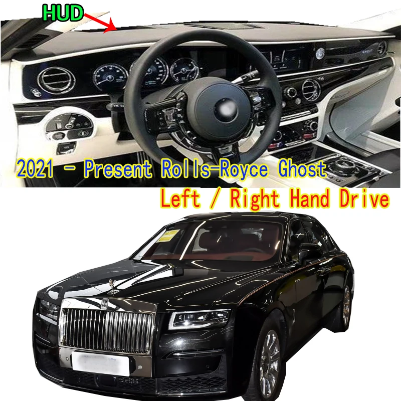 

Для 2021-2025 Rolls-Royce Ghost изоляционный солнцезащитный крем, защита от грязи, противоскользящий автомобильный Стайлинг, приборная панель, коврик для приборной панели