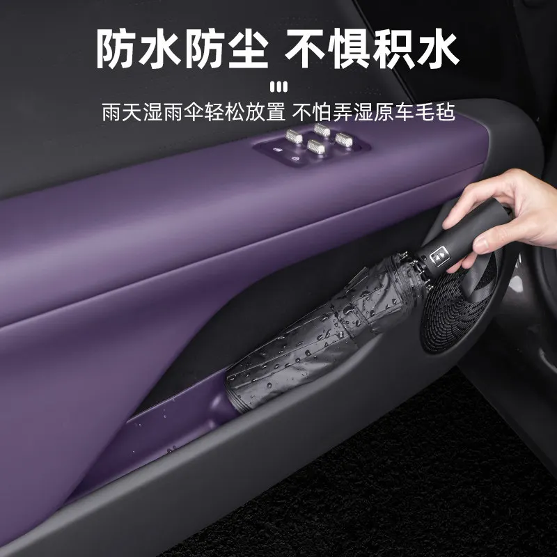 For AVATR 12 07 06  Silicone Door Storage Box Liner Anti-Slip Door Pocket Mat Interior Organizer Tray Car Accessories Trim Parts