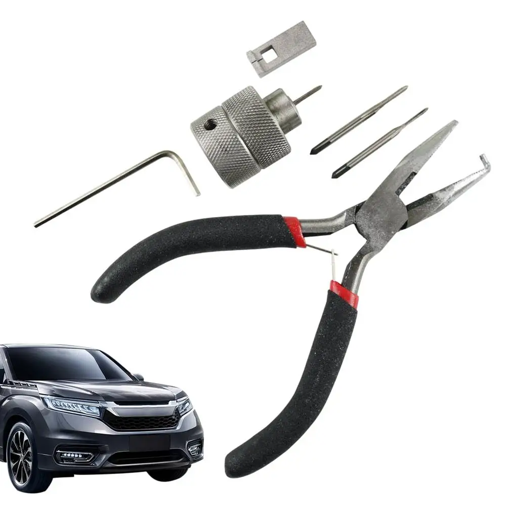 Für Honda Zündung Auto Lock Pin Removal Extractor Reparatur Tool Kit Peg Puller Box Zündung Lock Dübel Pin Removal Tool Kit Reparatur – Detail 7