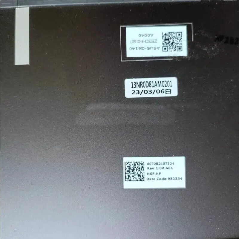 جديد لـ ASUS ROG Strix G16 G614 G614JV G634 16 "الغطاء الخلفي LCD الغطاء الخلفي رمادي