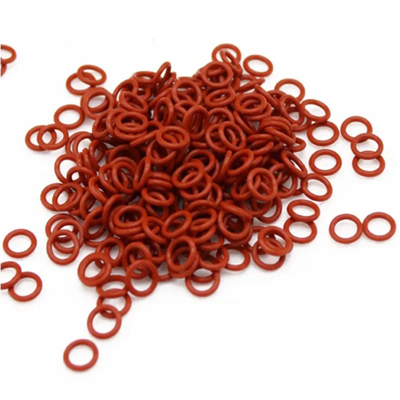 225 Stück rote Silikon ring dicke oder Dichtung Silikon dichtung O-Ringe Unter leg scheibe oring Set Sortiment Kit Set oring