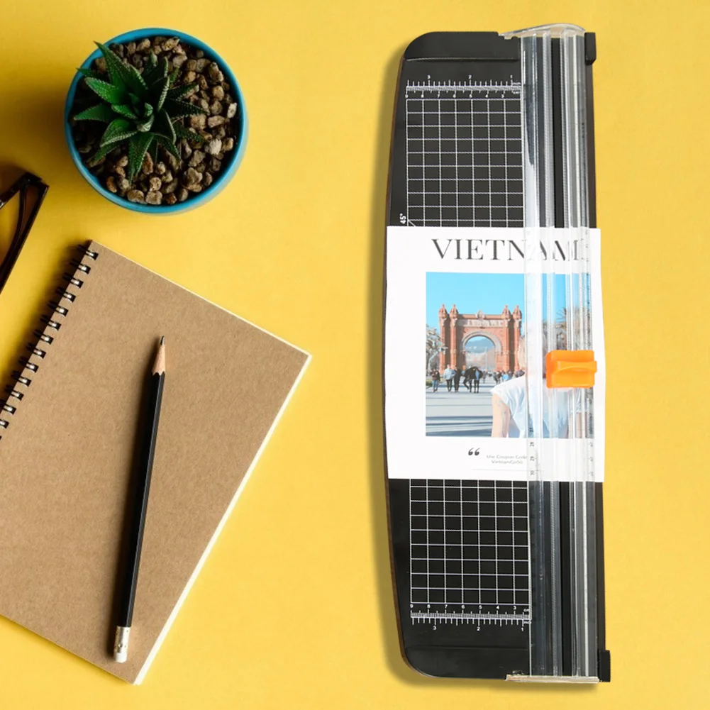 

Резак для бумаги формата А3, триммеры для фото, пластиковое основание, лезвия для резки карт, офисный домашний инструмент