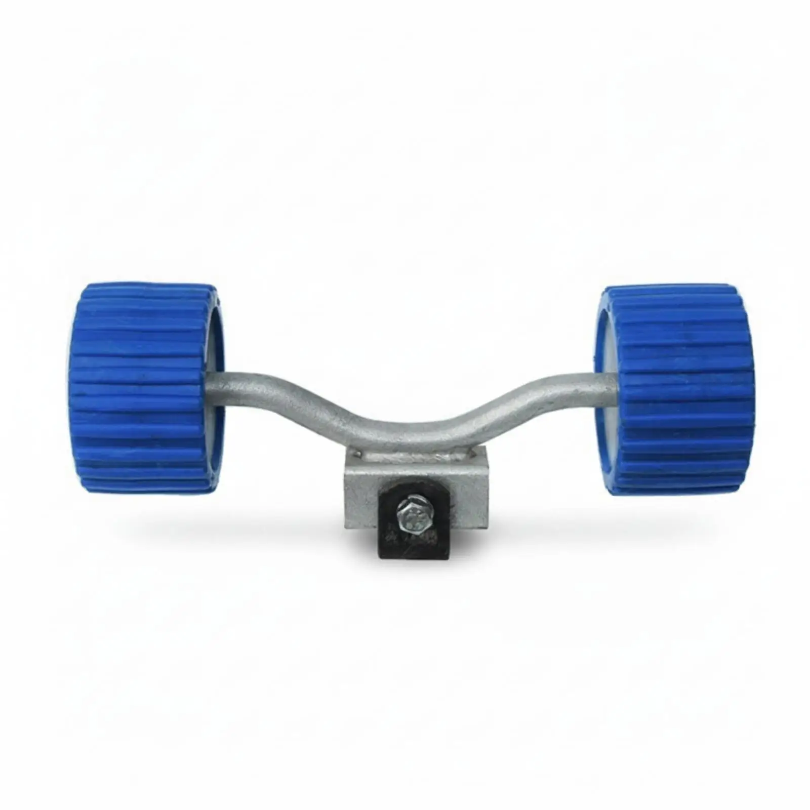 Boat Trailer Wobble Roller Ribbed Trailer Roller Assembly Double for Boaters