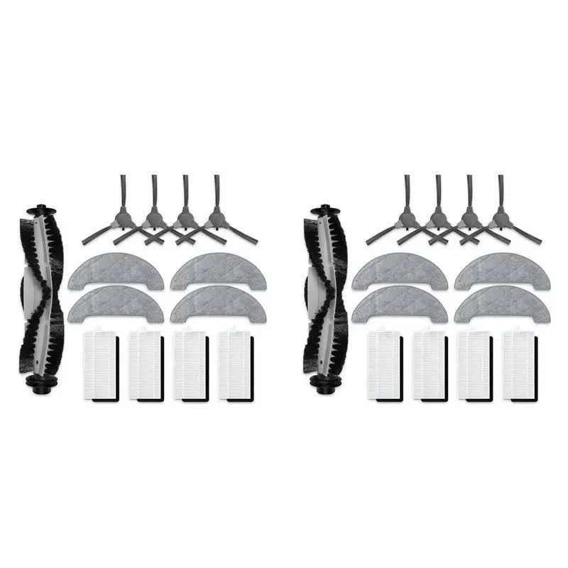 

YANA50I 2 Set For Lydsto G1 / Polaris PVCR 1226 / Coredy R750 Robot Vacuum Main Side Brush HEPA Filter Mop Spare Parts