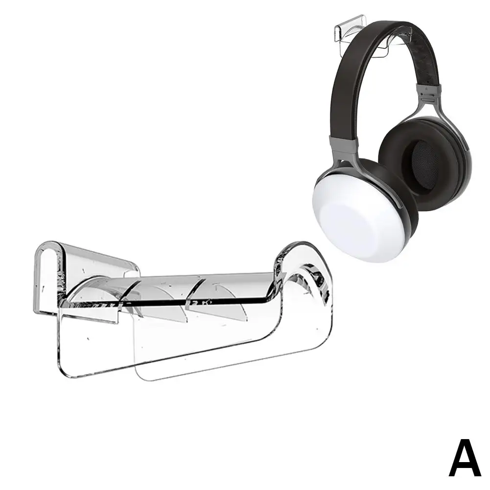Gancho delgado para auriculares para consola de juegos PS5, accesorios montados en la pared, soporte de acabado y bandeja de almacenamiento, Q2H5