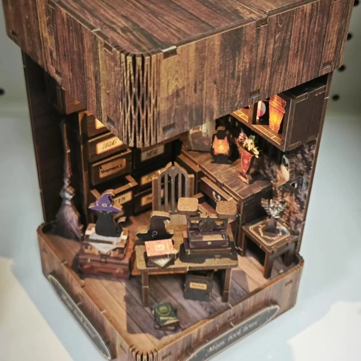 

Hamaileon Diy Dollhouse Book Nook House Miniature Wooden Puzzle 3d Book Nook For Assemble Handmade For Adults Teenagers Toy Gift
