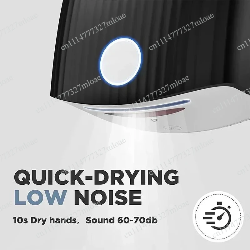 220V 1200W 30M/S Automatic Hand Dryer Hot Cold High Speed Wind Wall Induction Hand Dryers For Commercial Bathroom Toilet