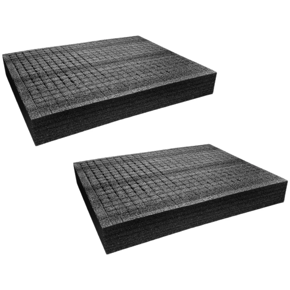 2 Stuks Zwart Foam Board Express Verpakking Insert Dagelijks Gebruik Spons Professionele Inserts Supply Liner