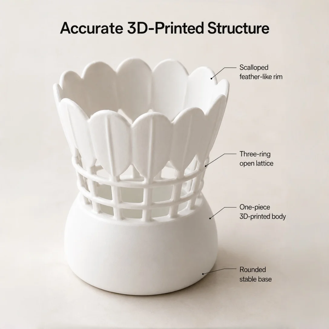 Badminton-Shaped Pen Holder, 3 - Badminton Cup ulasan dan harga